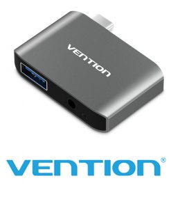Chuyển đổi Type-C to USB 3.0/Audio 3.5mm chính hãng Vention - CFHH0