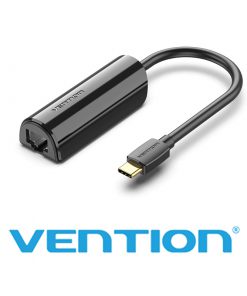 Chuyển đổi Type C to RJ45 LAN (10/100/1000) dài 15cm chính hãng Vention - CFBBB