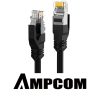 Cáp mạng Ampcom Cat8 5M đúc sẵn 2 đầu AYWW8050BK