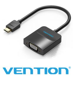 Cáp chuyển Mini HDMI to VGA (có Audio+micro usb) chính hãng Vention AGABB