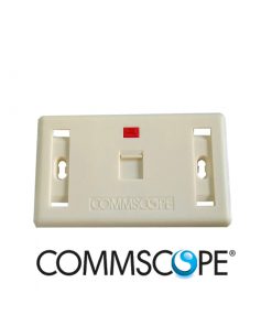 Faceplate Mặt nạ outlet 1 cổng Commscope