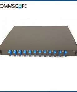 Hộp đấu nối sợi quang 24 cổng singelmode SC mã 4-1348960-4 - Hộp ODF 24 cổng lắp rack Commscope