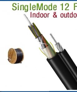 Cáp quang Single-mode 12 FO (Core or Sợi), Cáp quang treo hình số 8 Singlemode 12fo TFP