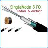 Cáp quang Single-mode 8FO (Core or Sợi) , Cáp quang treo phi kim loại hình số 8 Single Mode 8FO