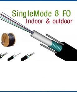 Cáp quang Single-mode 8FO (Core or Sợi) , Cáp quang treo phi kim loại hình số 8 Single Mode 8FO
