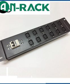 Thanh nguồn PDU 12 cổng C13 có Aptomat