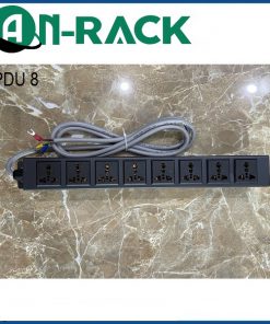Thanh nguồn PDU 8 cổng chuẩn C13 lắp tủ rack ORT-C1310-8-AV chính hãng